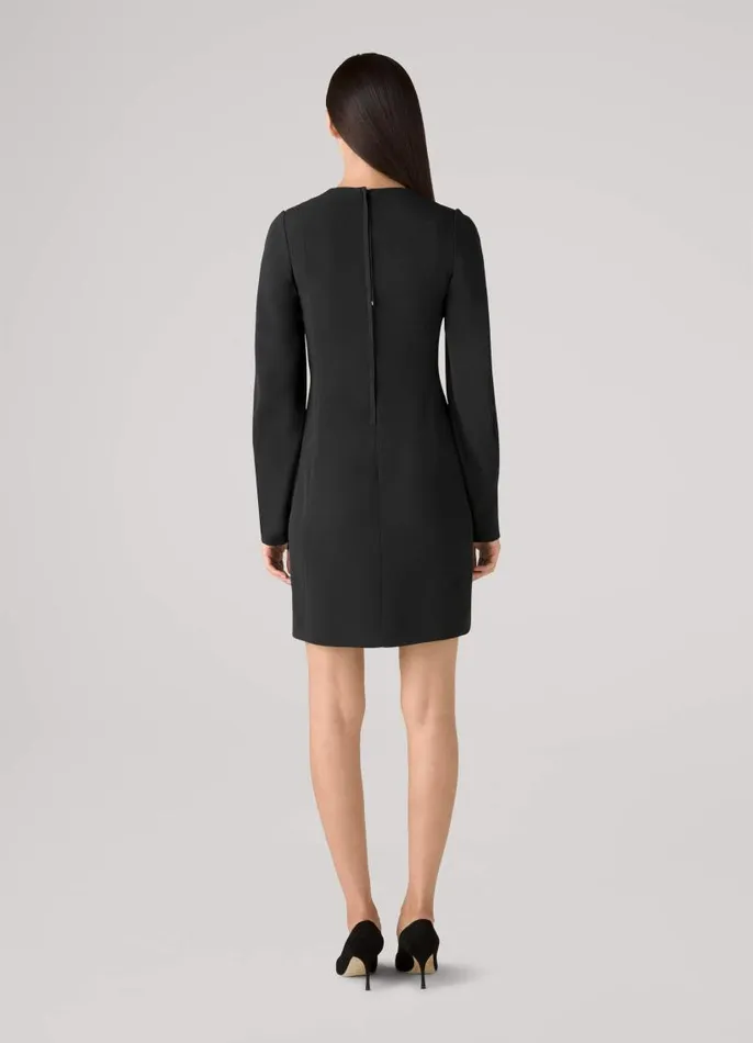 St John Dresses Women Stretch Cady Dress Black St John Dresses Women Stretch Cady Dress Black