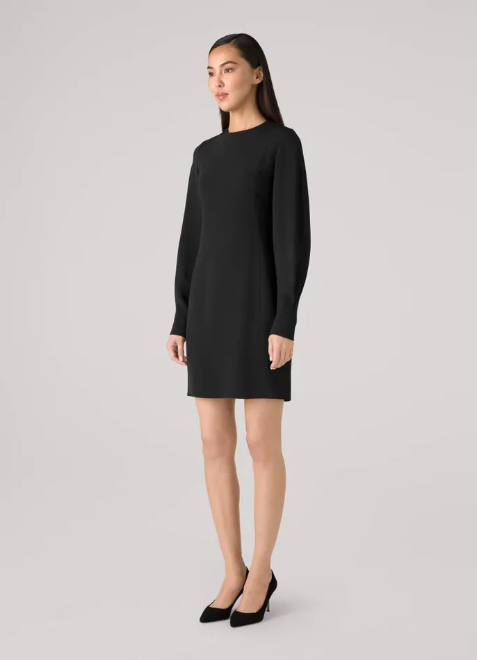 St John Dresses Women Stretch Cady Dress Black St John Dresses Women Stretch Cady Dress Black