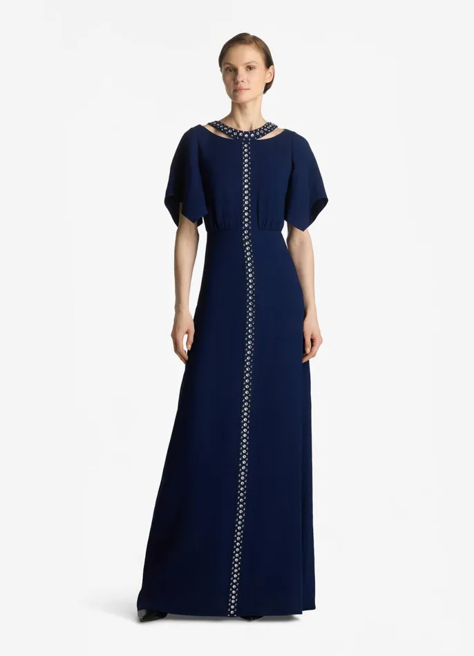 St John Dresses Women TStrap Gown Royal Blue St John Dresses Women TStrap Gown Royal Blue