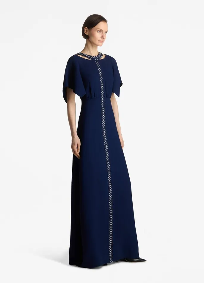 St John Dresses Women TStrap Gown Royal Blue St John Dresses Women TStrap Gown Royal Blue