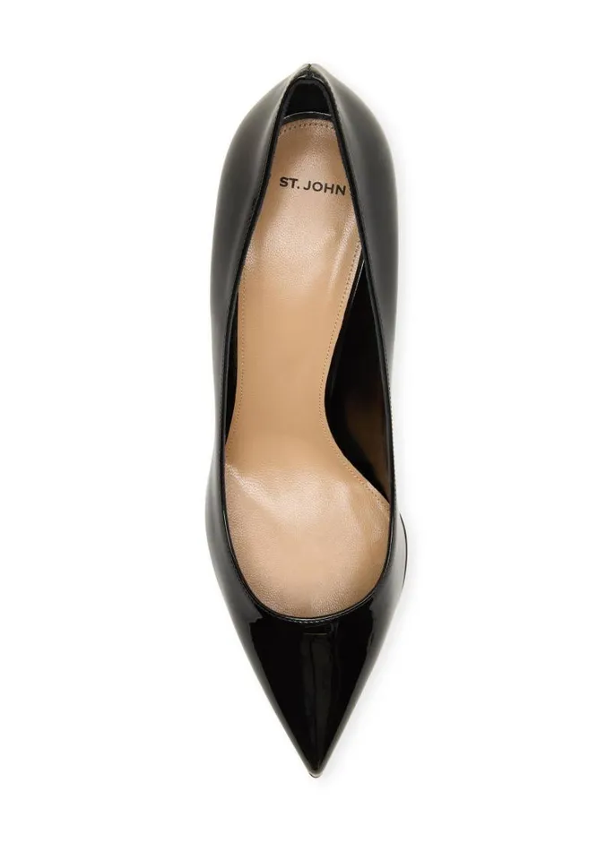 St John Handbags and Shoes Women Laminated Pump Black St John Handbags and Shoes Women Laminated Pump Black