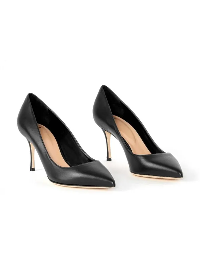 St John Handbags and Shoes Women Leather Pump Black St John Handbags and Shoes Women Leather Pump Black