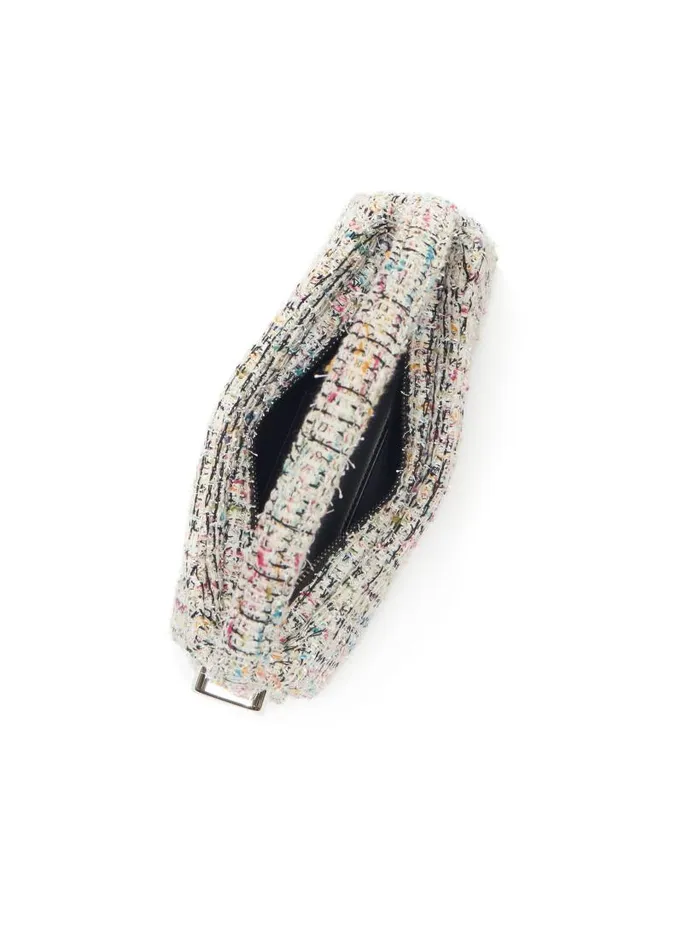 St John Handbags and Shoes Women Rainbow Tweed Burn Shoulder Bag Black Multi St John Handbags and Shoes Women Rainbow Tweed Burn Shoulder Bag Black Multi