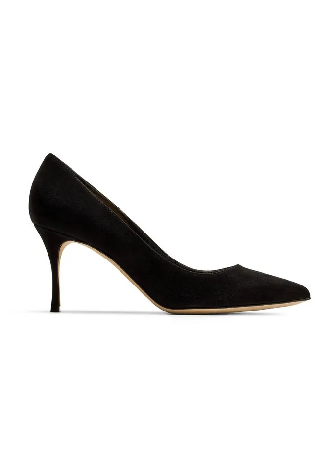 St John Handbags and Shoes Women Suede Pump Black