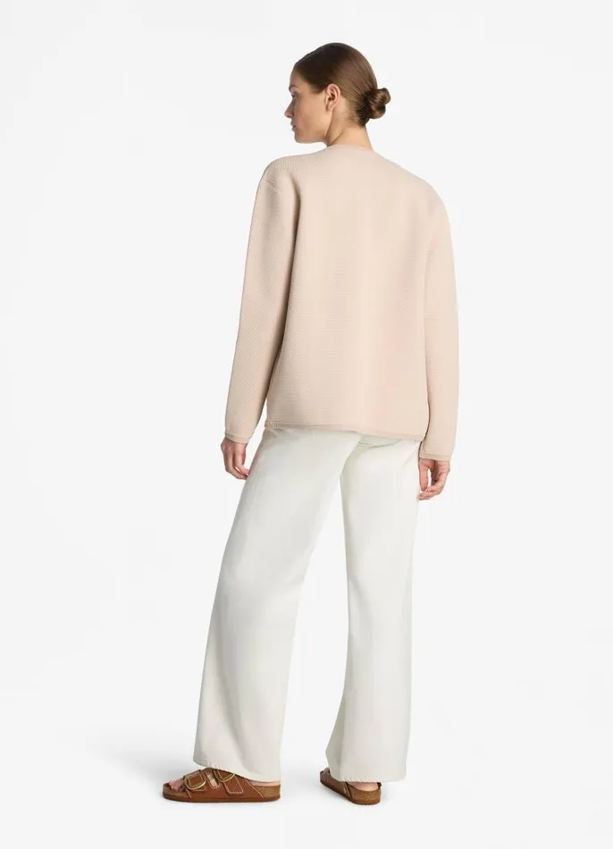 St John Jackets and Coats Women Textured Stretch Twill Jacket Light Peony St John Jackets and Coats Women Textured Stretch Twill Jacket Light Peony