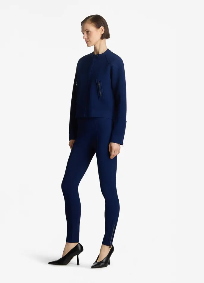 St John Pants Women Double Face Pebble Knit Pant Ecru St John Pants Women Double Face Pebble Knit Pant Ecru