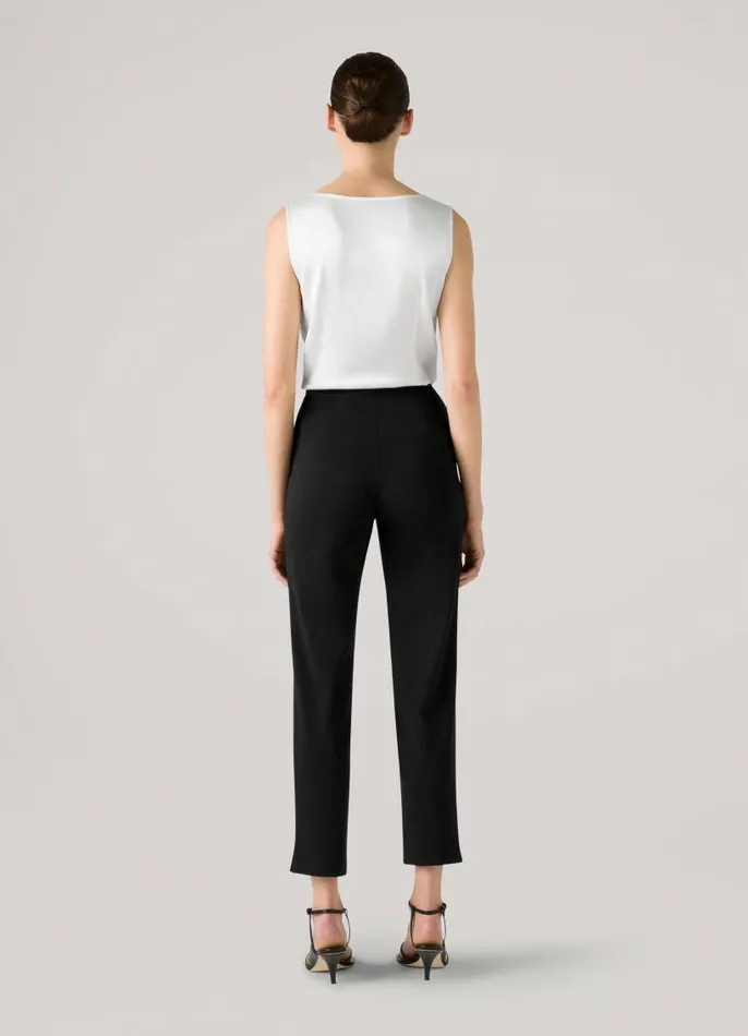 St John Pants Women Ponte Cropped Pants Caviar St John Pants Women Ponte Cropped Pants Caviar