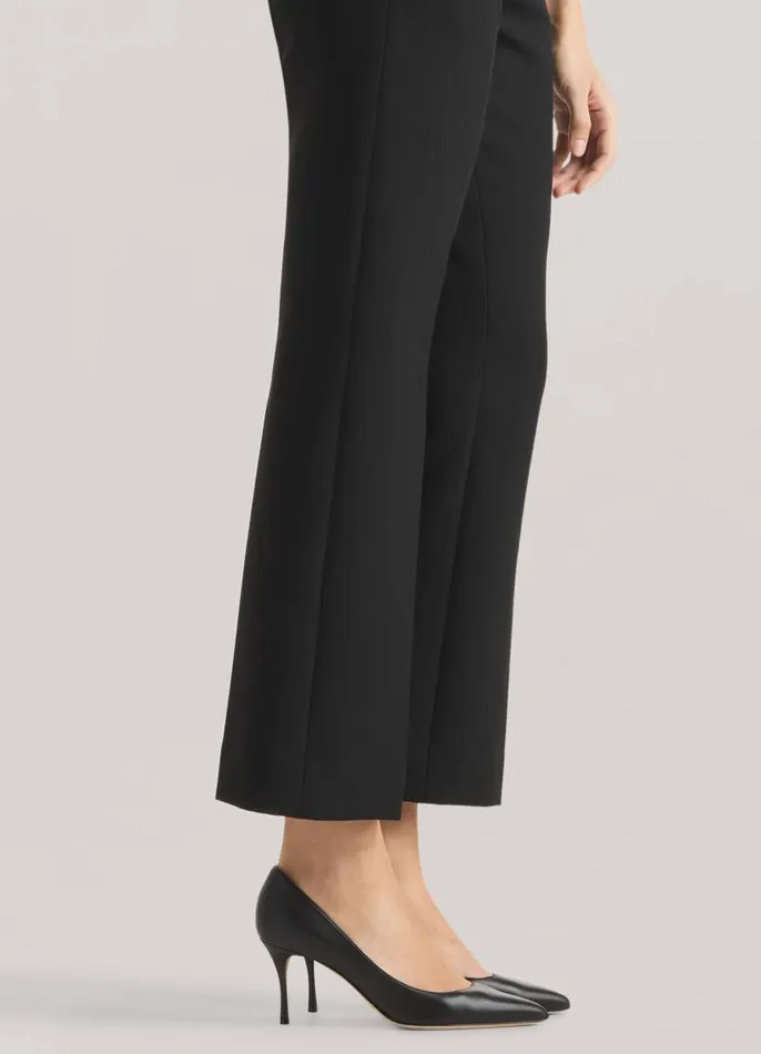 St John Pants Women Stretch Crepe Dress Pant Black St John Pants Women Stretch Crepe Dress Pant Black