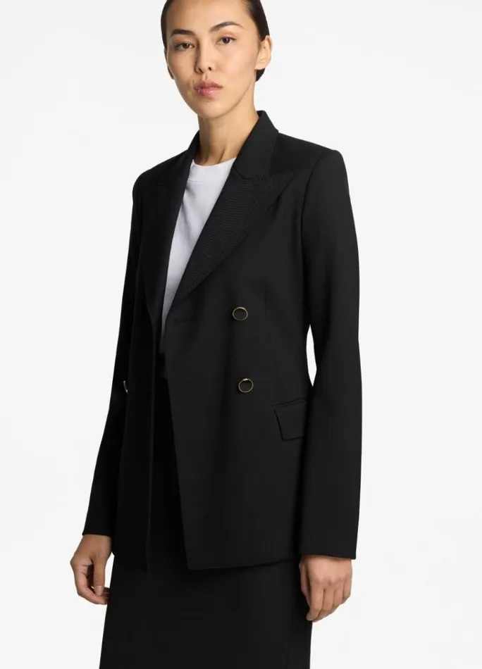 St John Skirts Women Stretch Crepe Suiting Skirt Black St John Skirts Women Stretch Crepe Suiting Skirt Black