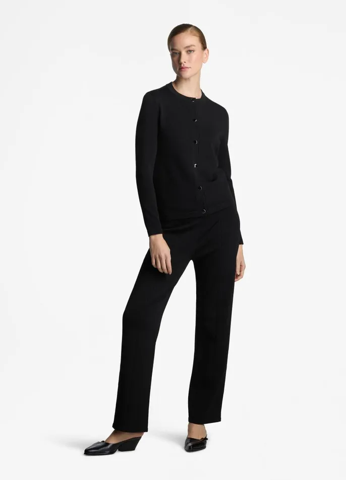 St John Sweaters Women Santiago Knit Cardigan Black St John Sweaters Women Santiago Knit Cardigan Black