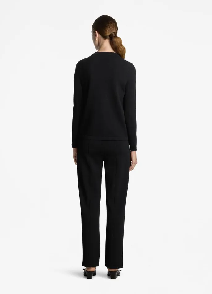 St John Sweaters Women Santiago Knit Cardigan Black St John Sweaters Women Santiago Knit Cardigan Black
