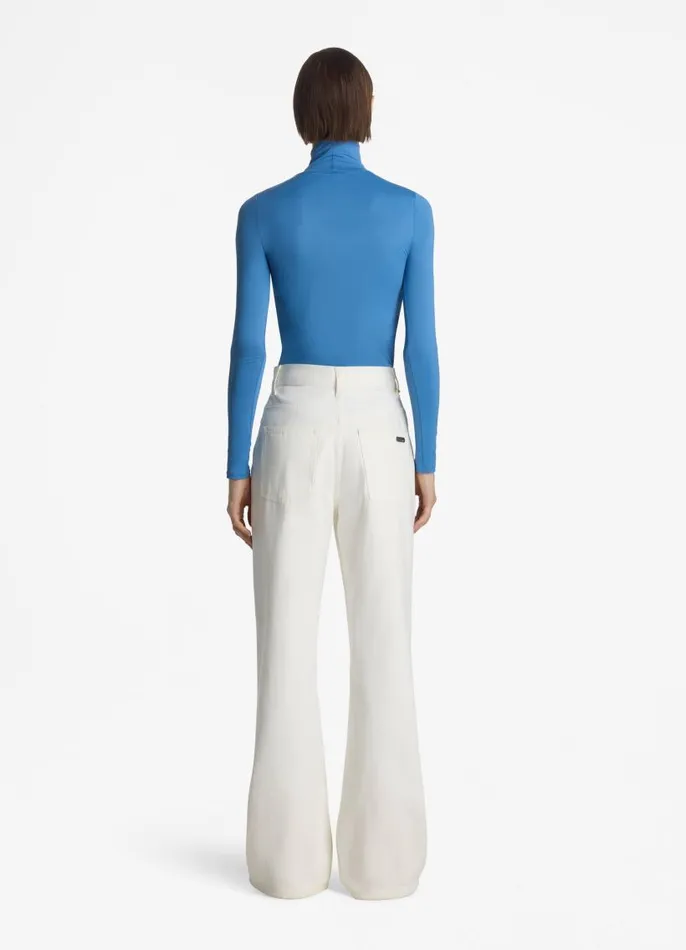 St John Tops and Shells Women Nuda Turtleneck Top Laguna St John Tops and Shells Women Nuda Turtleneck Top Laguna