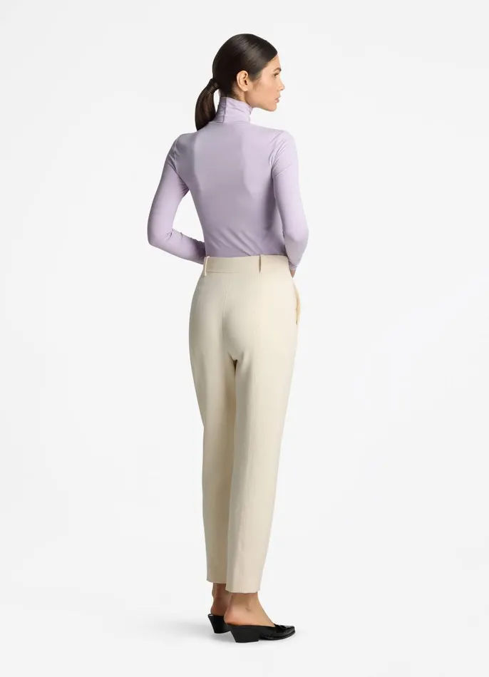 St John Tops and Shells Women Solid Nuda Turtleneck Sea Green St John Tops and Shells Women Solid Nuda Turtleneck Sea Green