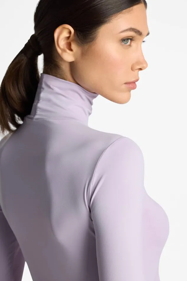 St John Tops and Shells Women Solid Nuda Turtleneck Sea Green St John Tops and Shells Women Solid Nuda Turtleneck Sea Green