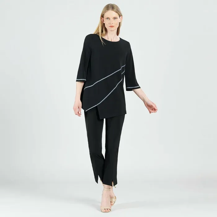 Stitch Line Angle Vent Tunic 8211 BlackWhite 8211 Final Sale Women Clara Sunwoo Tops Tunics Stitch Line Angle Vent Tunic 8211 BlackWhite 8211 Final Sale Women Clara Sunwoo Tops Tunics