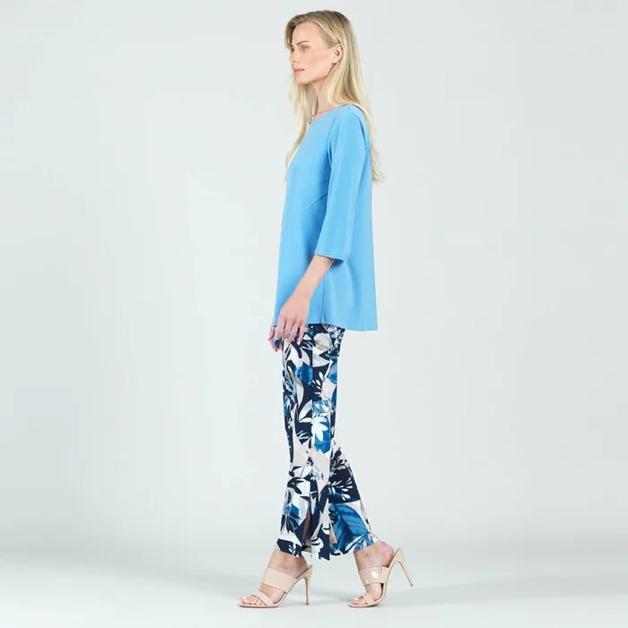 Stitch Line Angle Vent Tunic 8211 Vista Blue 8211 Final Sale Women Clara Sunwoo Tops Tunics