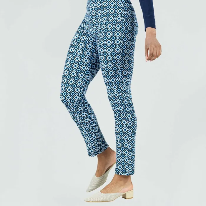 Straight Leg Pant 8211 Tile Print 8211 Final Sale Women Clara Sunwoo Pants Skirts