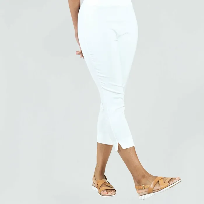 Techno Knit 8211 PullOn Capri 8211 White 8211 Limited Sizes Women Clara Sunwoo Pants Skirts Techno Knit 8211 PullOn Capri 8211 White 8211 Limited Sizes Women Clara Sunwoo Pants Skirts