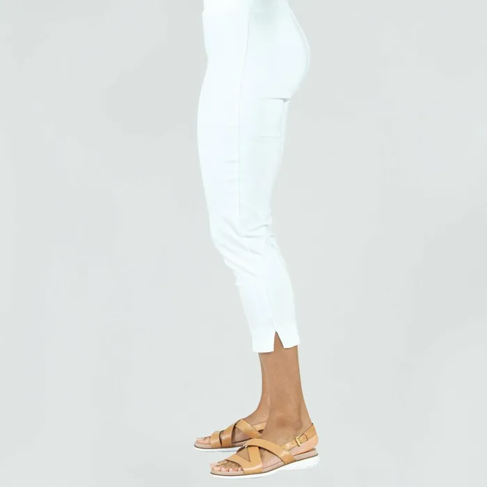 Techno Knit 8211 PullOn Capri 8211 White 8211 Limited Sizes Women Clara Sunwoo Pants Skirts