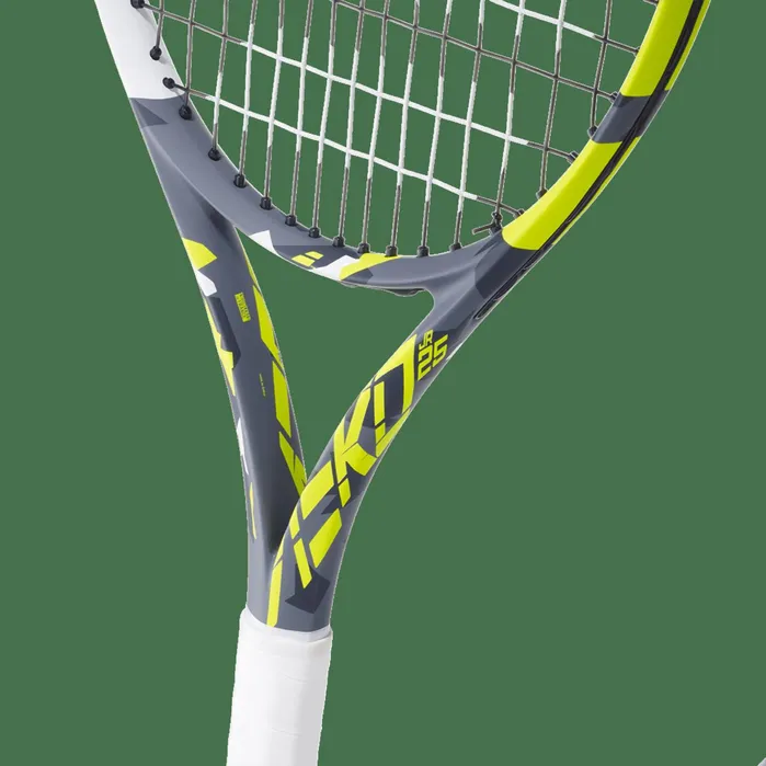 Tennis Juniors and Kids Babolat Aero Junior 25 Strung Gray Yellow