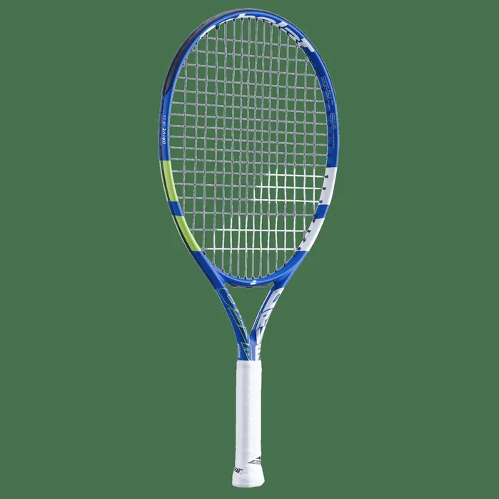 Tennis Juniors and Kids Babolat Drive Junior 23 Strung Blue Green White