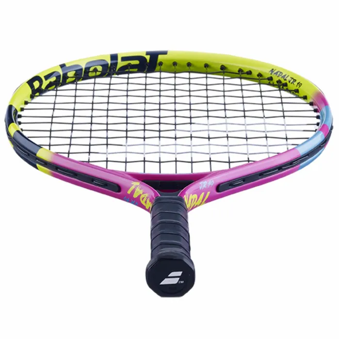Tennis Juniors and Kids Babolat Nadal Junior 19 Strung Pink