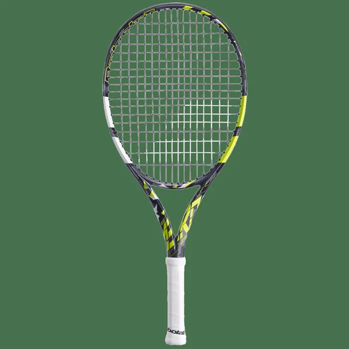 Tennis Juniors and Kids Babolat Pure Aero Junior 25 Gen 7 Gray Yellow White