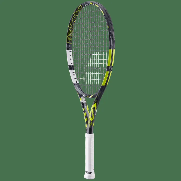 Tennis Juniors and Kids Babolat Pure Aero Junior 25 Gen 7 Gray Yellow White