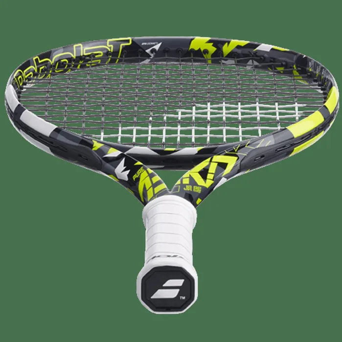 Tennis Juniors and Kids Babolat Pure Aero Junior 25 Gen 7 Gray Yellow White