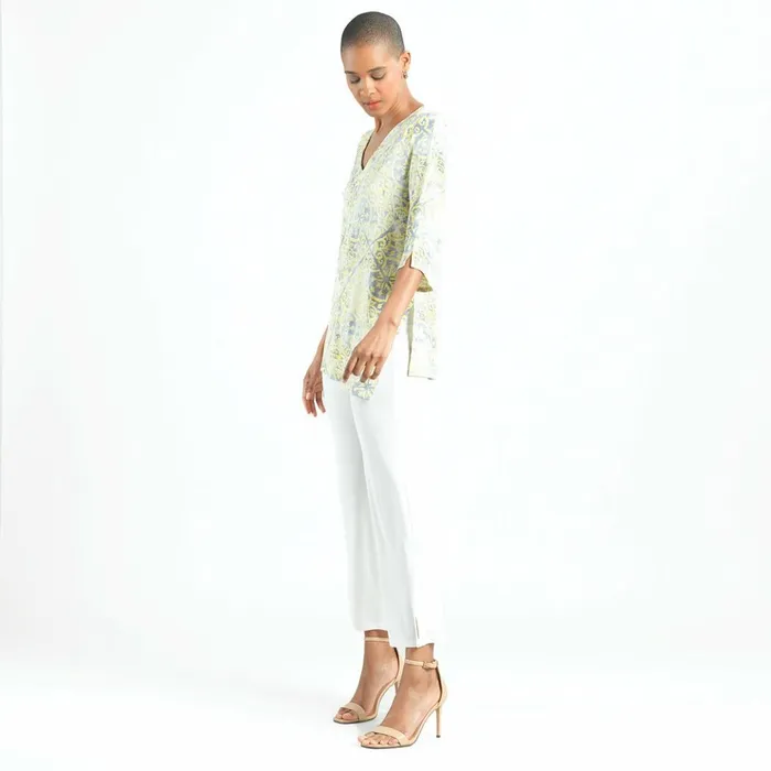 Textured Asymmetrical Reverse HiLow Tunic 8211 Mosaic Emblem 8211 Final Sale Women Clara Sunwoo Tops Tunics
