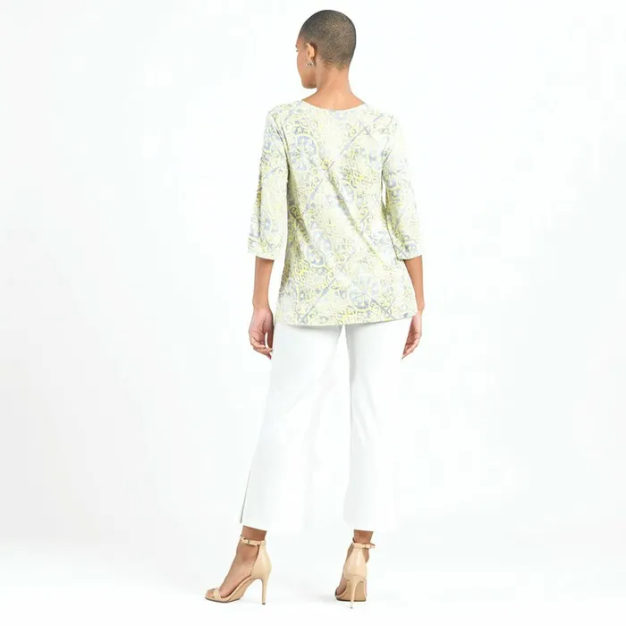 Textured Asymmetrical Reverse HiLow Tunic 8211 Mosaic Emblem 8211 Final Sale Women Clara Sunwoo Tops Tunics