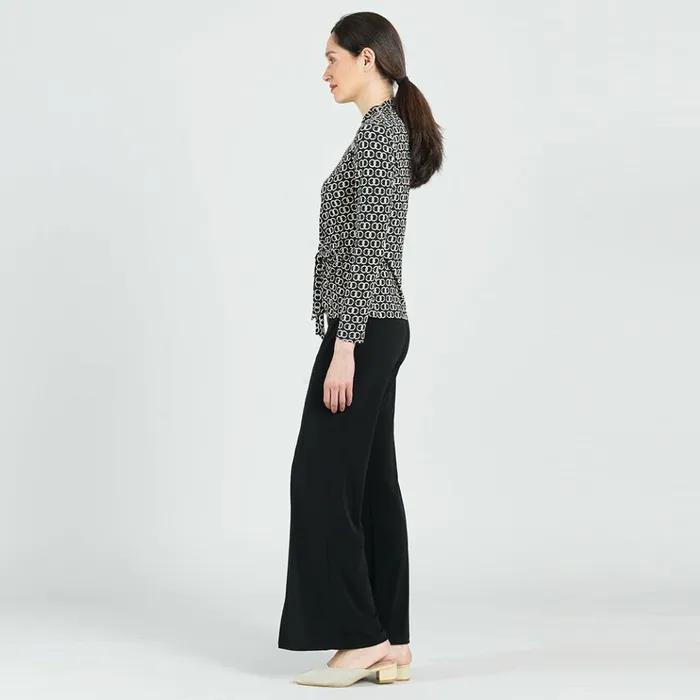 Textured Center Front Tie Top 8211 Chain Link 8211 Final Sale Women Clara Sunwoo Tops Tunics
