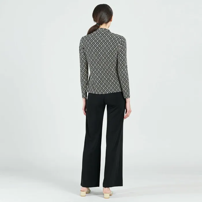 Textured Center Front Tie Top 8211 Chain Link 8211 Final Sale Women Clara Sunwoo Tops Tunics