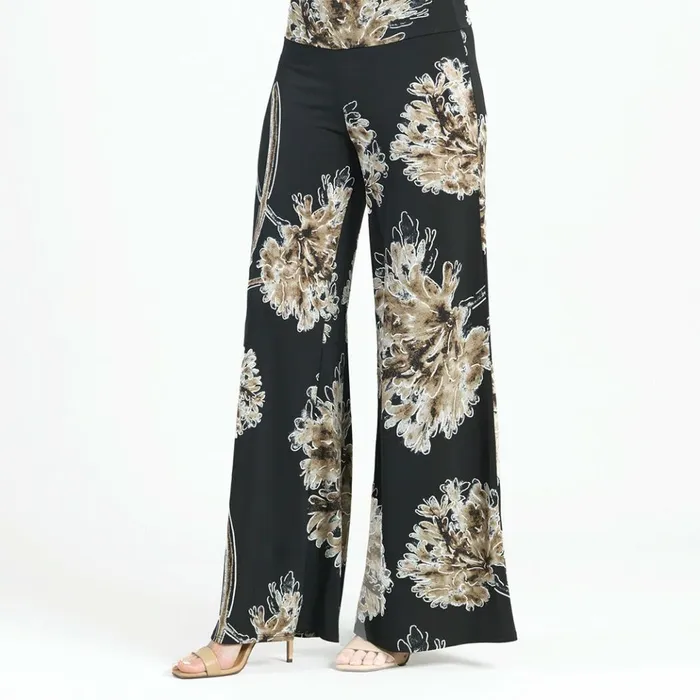 Textured Palazzo Pant 8211 Mum Blossom Women Clara Sunwoo Pants Skirts