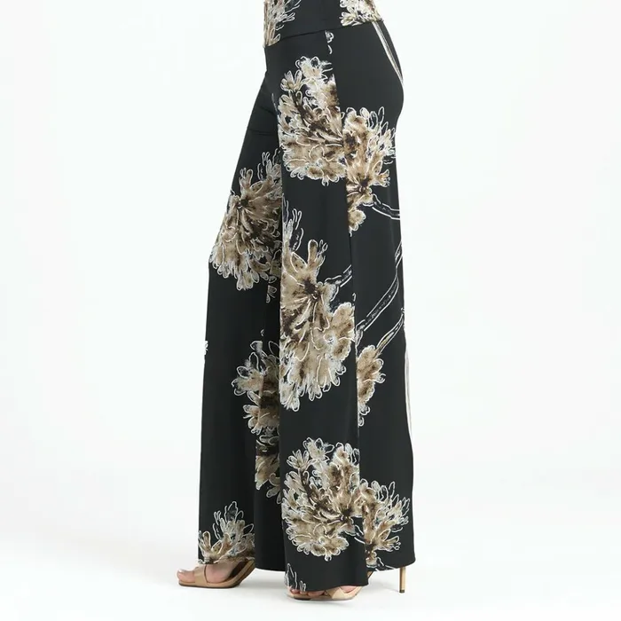 Textured Palazzo Pant 8211 Mum Blossom Women Clara Sunwoo Pants Skirts