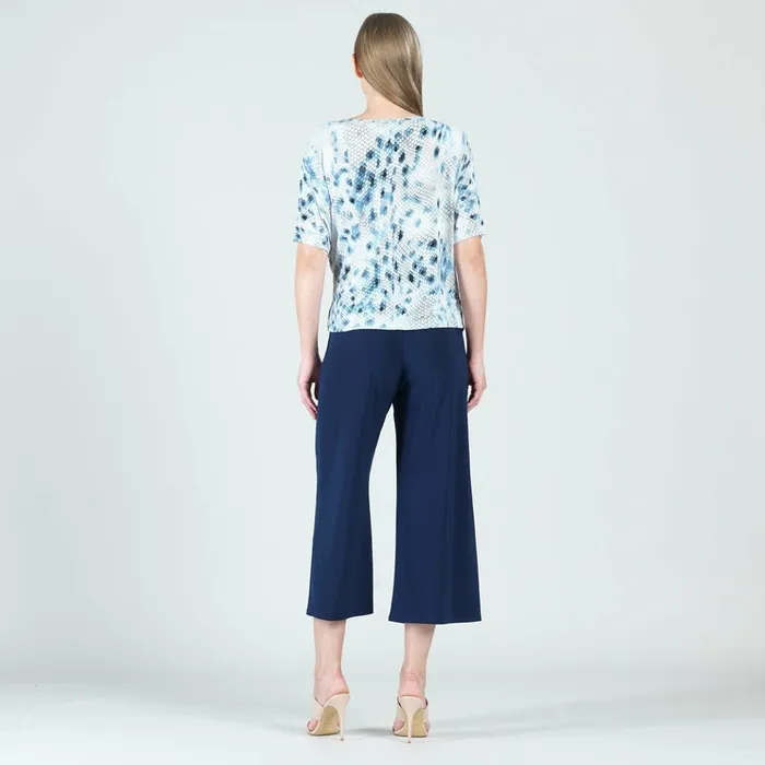 Textured Side Tie Wrap Top 8211 Python 8211 Final Sale Women Clara Sunwoo Tops Tunics