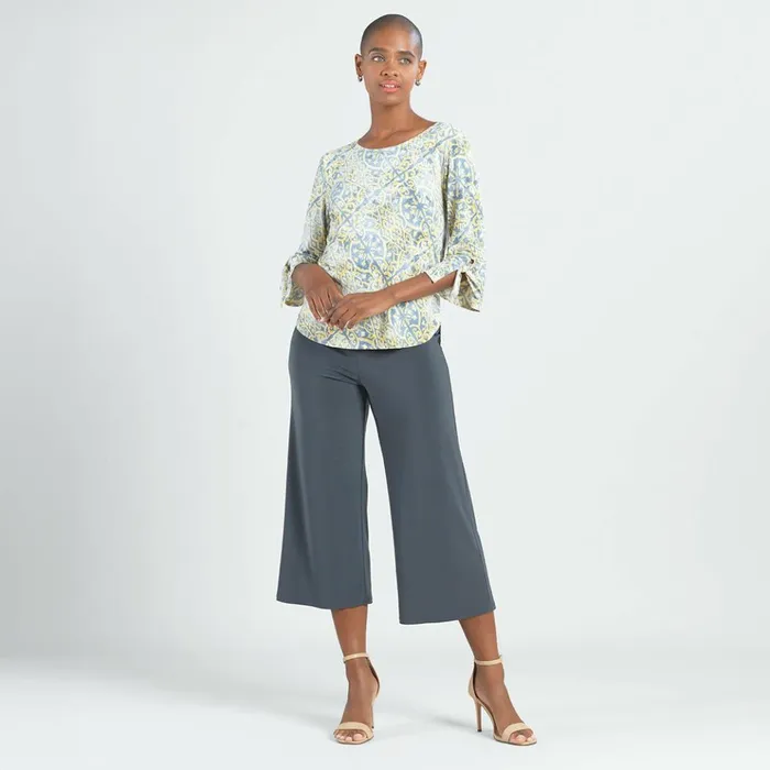 Textured Tie Cuff Curved Hem Top 8211 Mosaic Emblem 8211 Final Sale Women Clara Sunwoo Tops Tunics Textured Tie Cuff Curved Hem Top 8211 Mosaic Emblem 8211 Final Sale Women Clara Sunwoo Tops Tunics