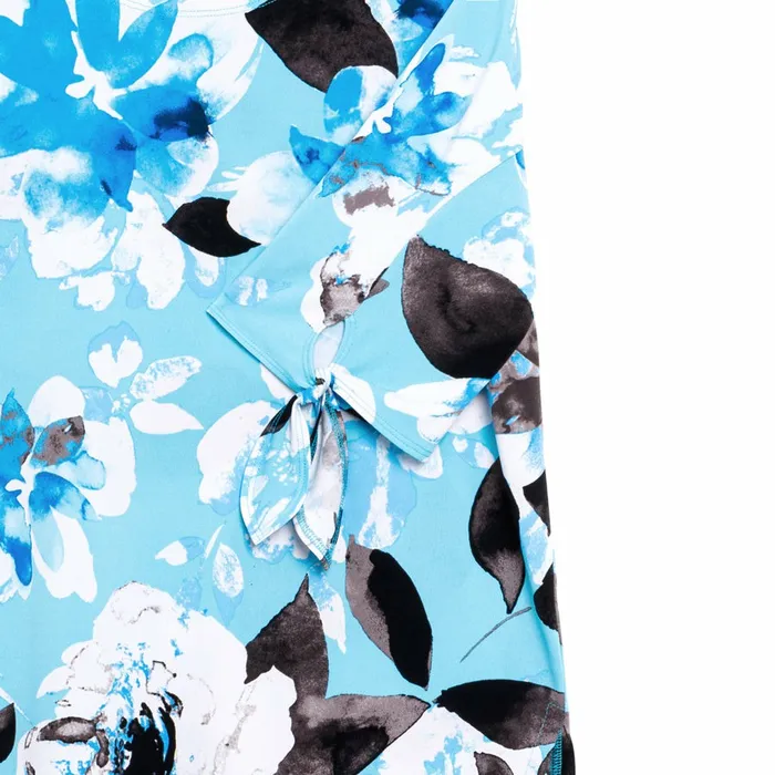 Tie Cuff Asymmetrical Vent Tunic 8211 Floral Petal 8211 Final Sale Women Clara Sunwoo Tops Tunics