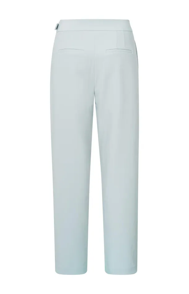 Trousers With High Waist And Buckle Closure Northern Droplet Grey Women YAYA Trousers Trousers With High Waist And Buckle Closure Northern Droplet Grey Women YAYA Trousers