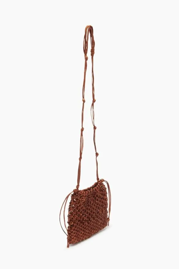 Tulia Knotted Crossbody Pecan Brown Women Ulla Johnson Handbags Tulia Knotted Crossbody Pecan Brown Women Ulla Johnson Handbags