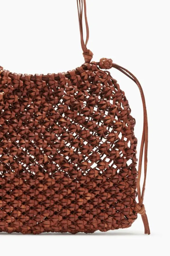 Tulia Knotted Crossbody Pecan Brown Women Ulla Johnson Handbags Tulia Knotted Crossbody Pecan Brown Women Ulla Johnson Handbags