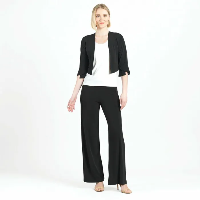 Tulip Cuff Shrug 8211 Black Women Clara Sunwoo Jackets Cardigans