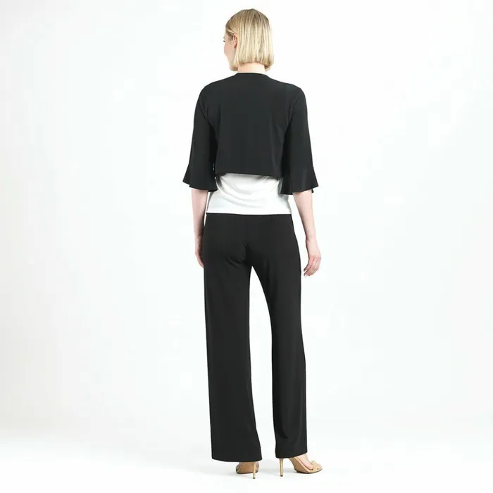 Tulip Cuff Shrug 8211 Black Women Clara Sunwoo Jackets Cardigans