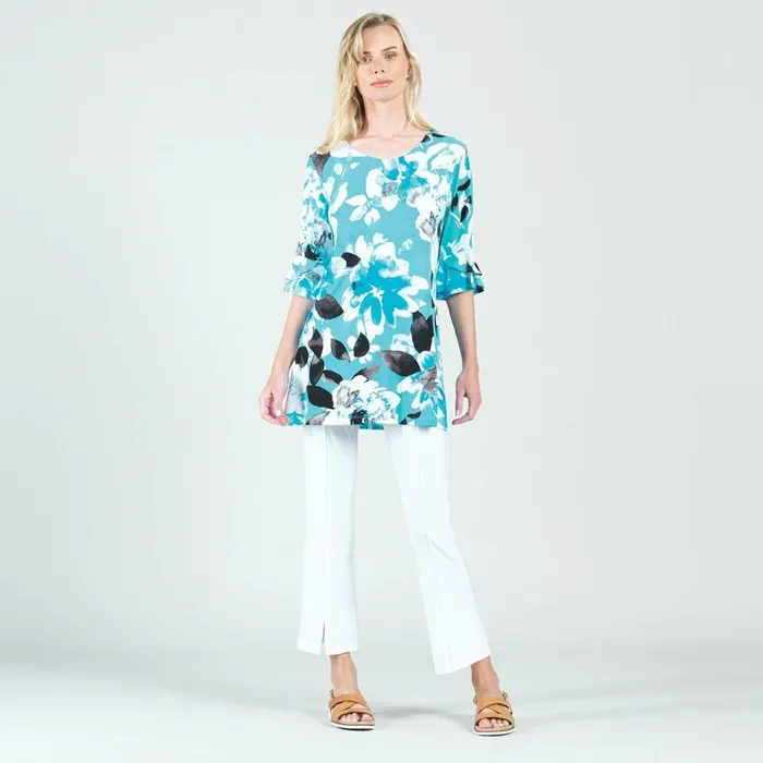 Tulip Cuff Tunic 8211 Floral Petal 8211 Final Sale Women Clara Sunwoo Tops Tunics Tulip Cuff Tunic 8211 Floral Petal 8211 Final Sale Women Clara Sunwoo Tops Tunics