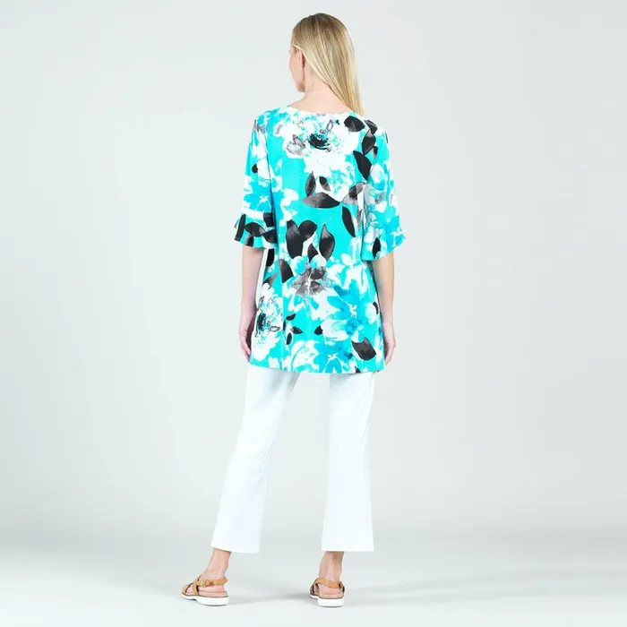 Tulip Cuff Tunic 8211 Floral Petal 8211 Final Sale Women Clara Sunwoo Tops Tunics