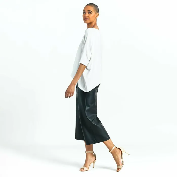 Ultra Cozy 8211 Side Tipped Sweater Top 8211 Ivory 8211 Final Sale Women Clara Sunwoo Sweaters