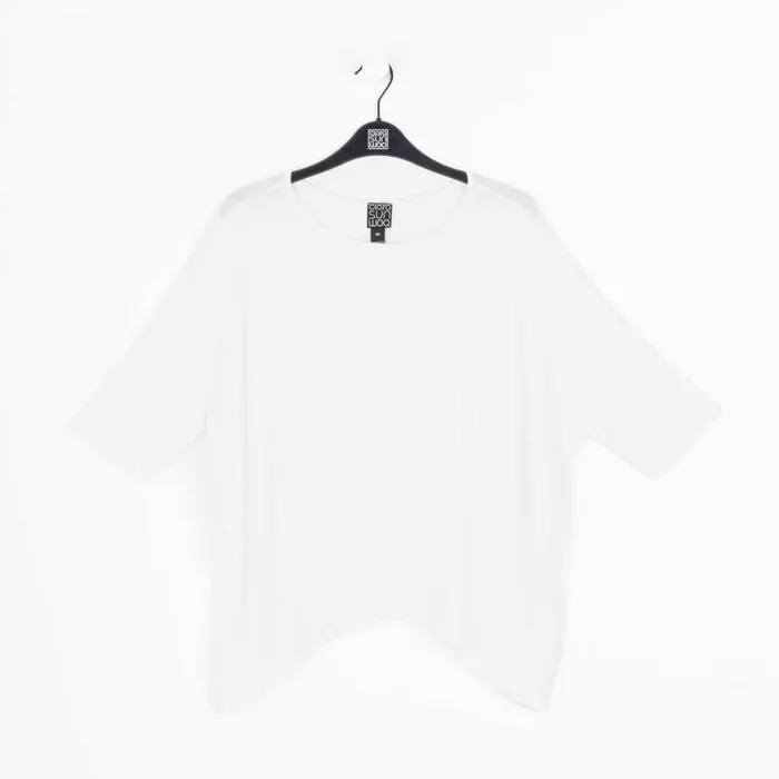 Ultra Cozy 8211 Side Tipped Sweater Top 8211 Ivory 8211 Final Sale Women Clara Sunwoo Sweaters