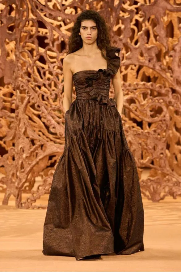 Valeria Gown Corallium Women Ulla Johnson Dresses Valeria Gown Corallium Women Ulla Johnson Dresses