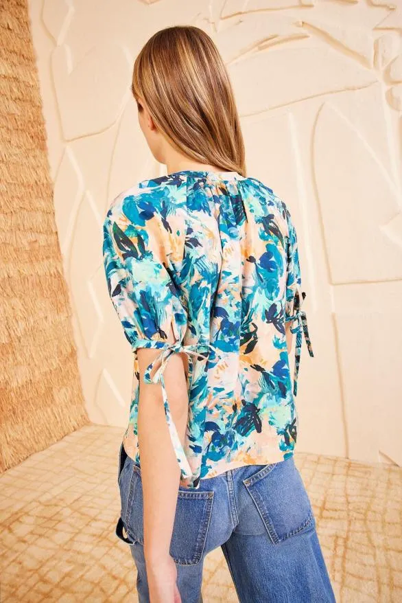 Vienne Blouse Delphinium Women Ulla Johnson Tops Vienne Blouse Delphinium Women Ulla Johnson Tops