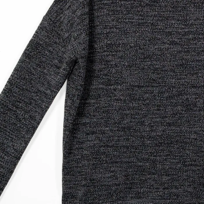 Waffle Knit 8211 Funnel Neck Sweater Top 8211 Smoke 8211 Final Sale Women Clara Sunwoo Sweaters